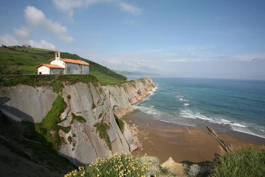 Appartamento 2 Habit, Sala, Terraza, Jardin, Parking Gratis Zumaia Esterno foto