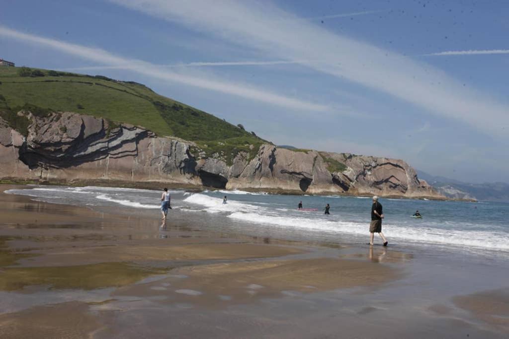 Appartamento 2 Habit, Sala, Terraza, Jardin, Parking Gratis Zumaia Esterno foto