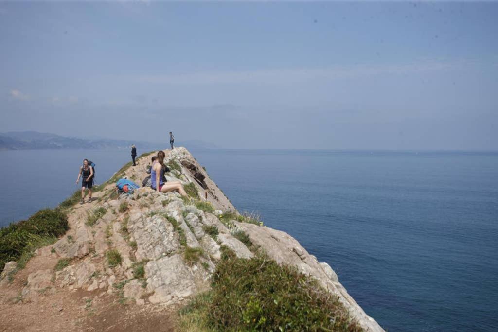 Appartamento 2 Habit, Sala, Terraza, Jardin, Parking Gratis Zumaia Esterno foto
