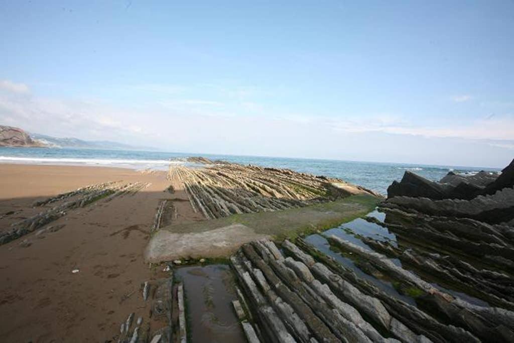 Appartamento 2 Habit, Sala, Terraza, Jardin, Parking Gratis Zumaia Esterno foto